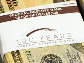 Most companies make a lot of fanfare if they reach their 100'th anniversary. The Federal Reserve hit its centennial on December 23, 2013, but the only thing close to a public acknowledgement were these cash bands - mostly seen only by  bankers.