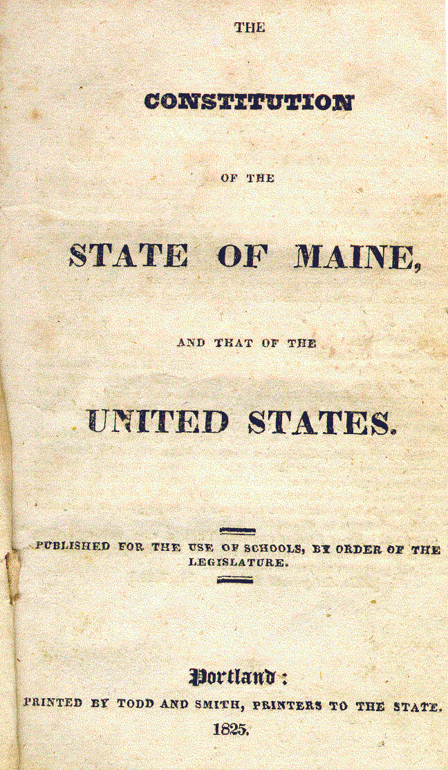 Missing 13th Amendment, 1825 Manuscript