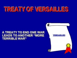 treaty of versailles